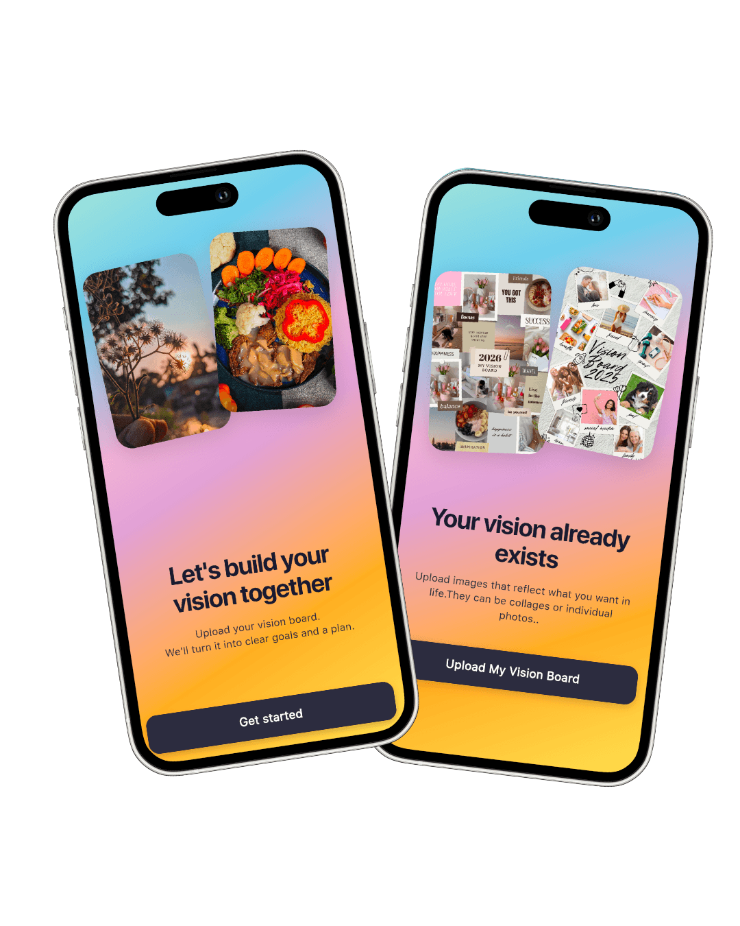 VisionBoard AI - Upload Your Vision